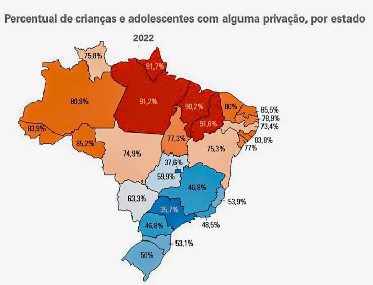 Imagem descritiva da notícia Unicef: analfabetismo em crianças brasileiras dobra durante a pandemia