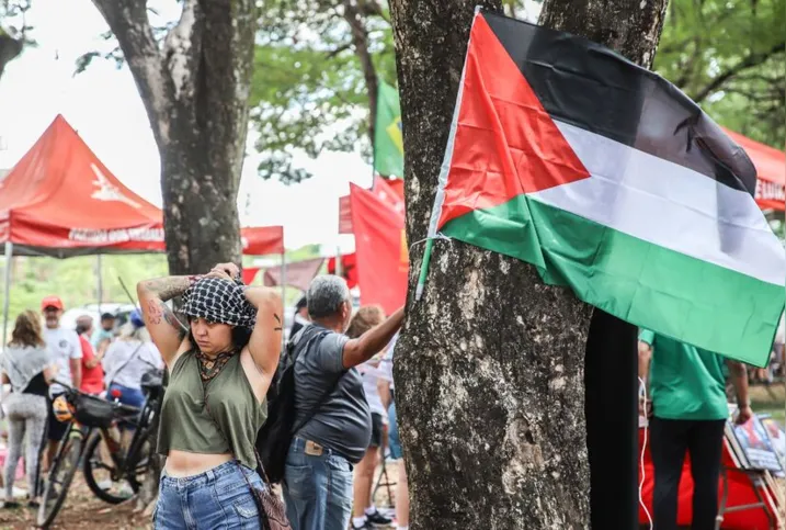 Imagem ilustrativa da imagem Atos pró-Palestina em São Paulo e Brasília pedem cessar-fogo em Gaza