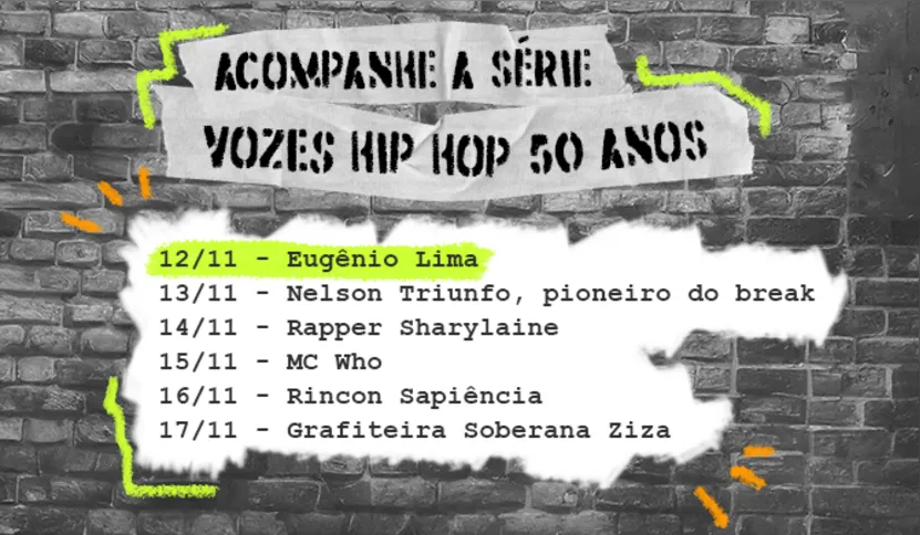 Imagem ilustrativa da imagem Hip hop é a maior cultura urbana da história, afirma pesquisador