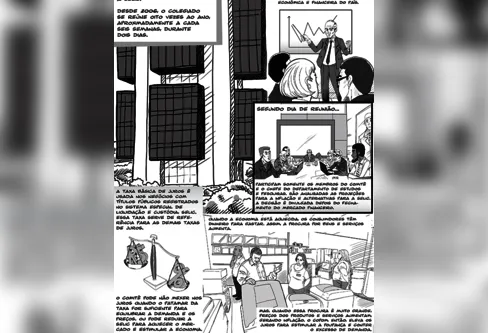 Imagem descritiva da notícia Copom reduz juros básicos da economia para 12,25% ao ano
