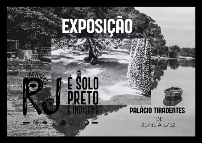 Imagem ilustrativa da imagem Exposição RJ é Solo Preto e Indígena ocupa Palácio Tiradentes na terça