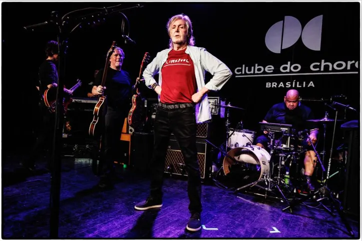 Imagem ilustrativa da imagem Paul McCartney transforma Clube do Choro, em Brasília, no Cavern Club