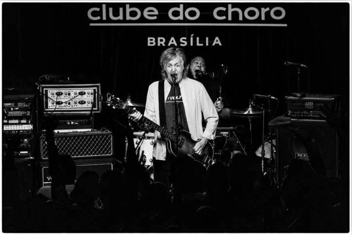 Imagem ilustrativa da imagem Paul McCartney transforma Clube do Choro, em Brasília, no Cavern Club