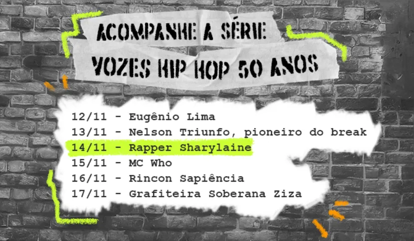 Imagem ilustrativa da imagem Rapper Sharylaine luta para abrir caminho para mulheres no hip hop