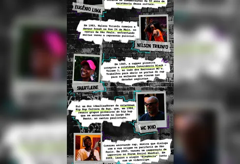 Imagem descritiva da notícia Rapper Sharylaine luta para abrir caminho para mulheres no hip hop