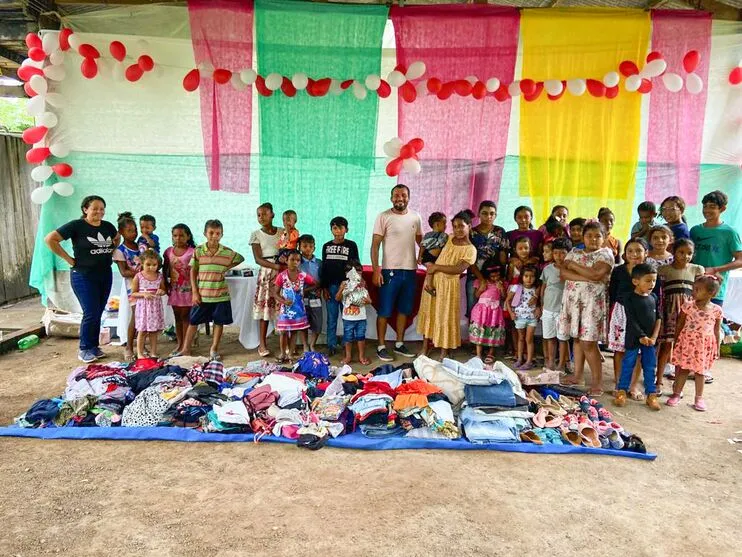 Imagem descritiva da notícia Afetados pela Usina de Belo Monte recebem doações em campanha de Natal