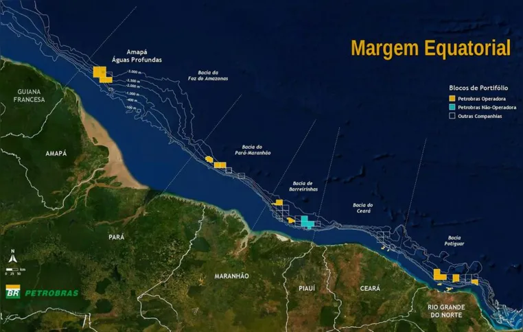Imagem ilustrativa da imagem Petrobras dá novo passo em busca de óleo e gás na Margem Equatorial