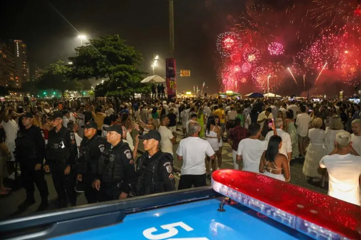 Imagem ilustrativa da imagem Segurança no réveillon do Rio tem prisões por reconhecimento facial