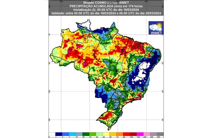 Imagem ilustrativa da imagem Fim do verão terá fortes chuvas em diversas regiões do país