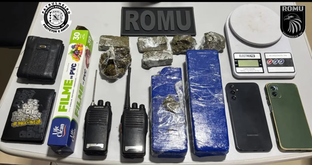 Romu prendeu dupla em Arapongas