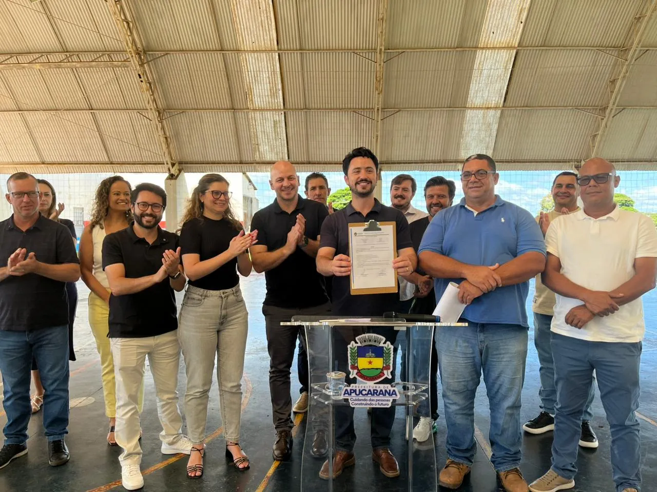 A ordem de serviço foi assinada nesta terça-feira (20)