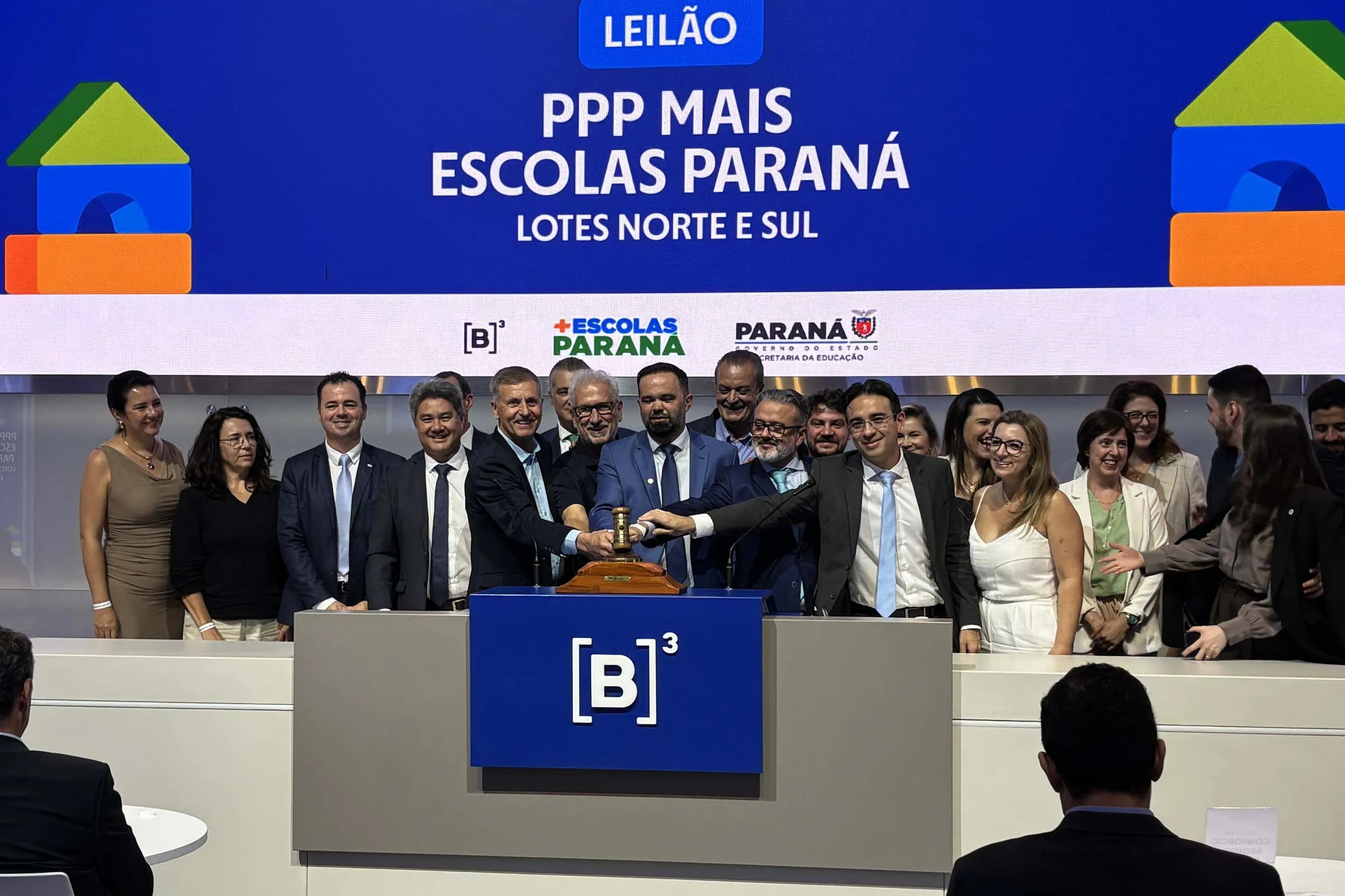 Prefeito Rafael Cita participou do leilão na B3, em São Paulo