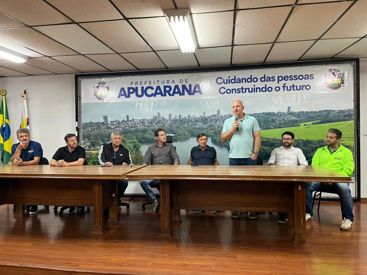 Secretário discursa durante anúncio na tarde desta quarta-feira (11)