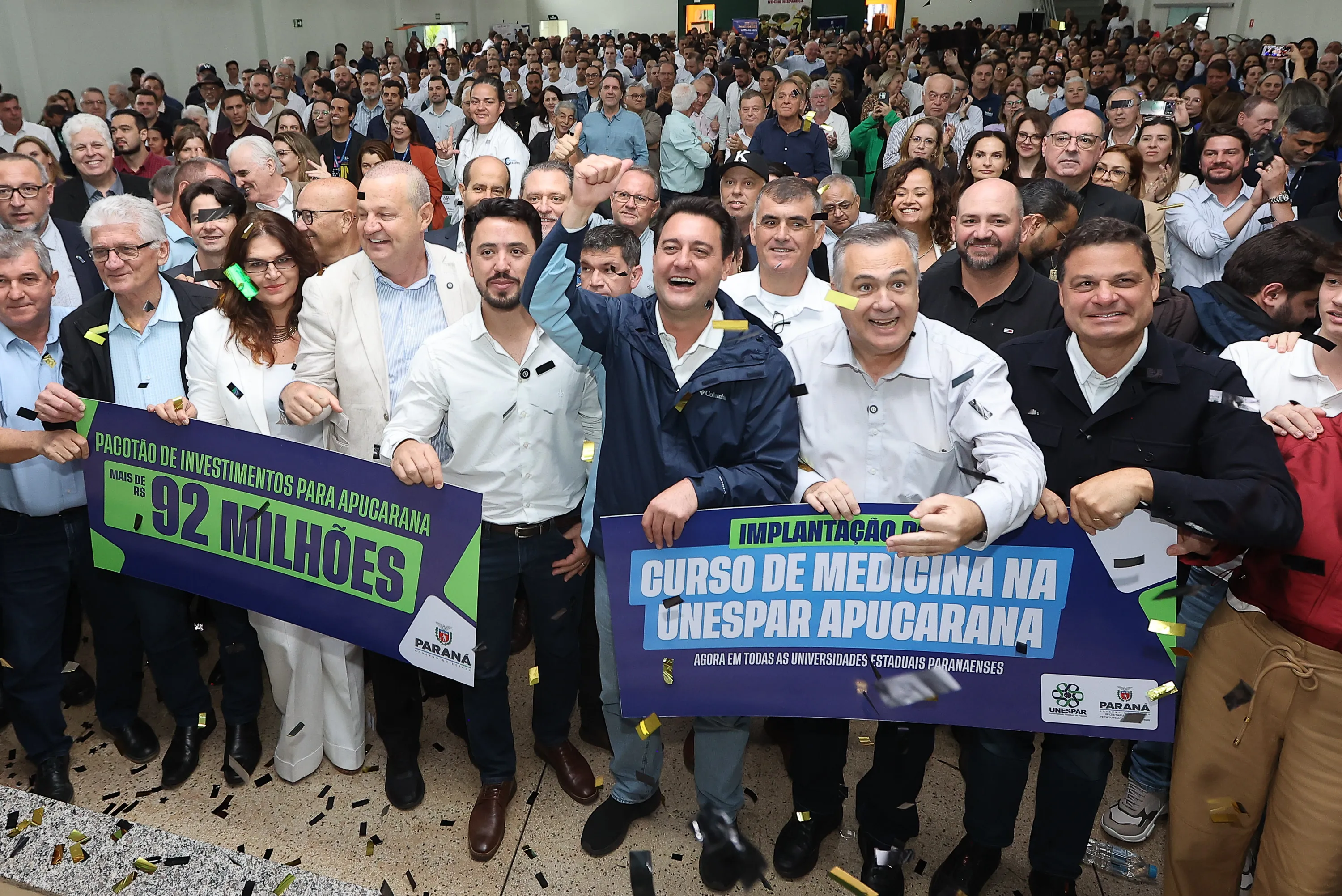O governador Carlos Massa Ratinho Junior anuncia nesta sexta-feira (8) a autorização para o curso de Medicina no câmpus de Apucarana da Universidade Estadual do Paraná (Unespar)