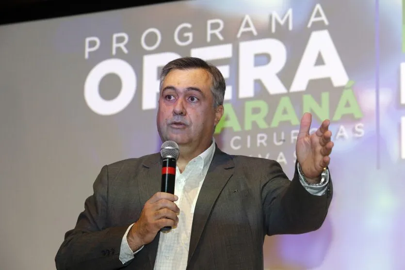 Secretário Beto Preto, no lançamento do programa ontem