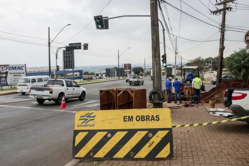 Trecho foi parcialmente interditado para obras