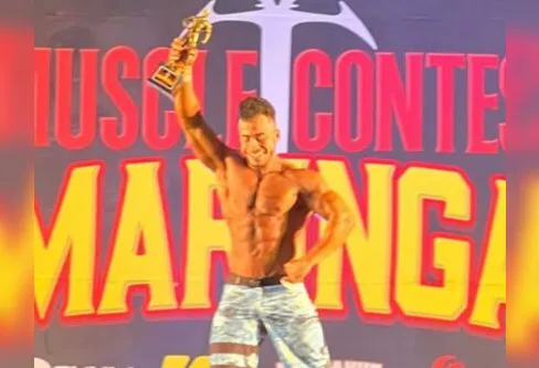 Imagem descritiva da notícia Fisiculturista
de Apucarana é campeão no “Muscle Contest