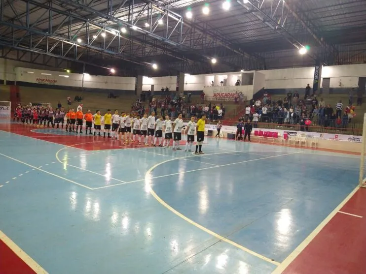 Imagem descritiva da notícia Apucarana Futsal retoma
3ª posição na Série Prata