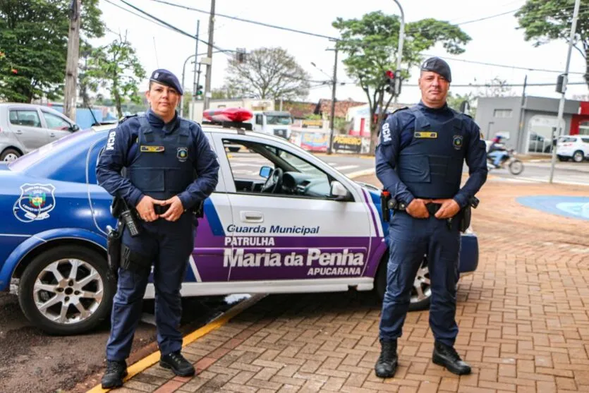 Imagem descritiva da notícia Patrulha Maria da Penha já atendeu mais de 200 mulheres em Apucarana