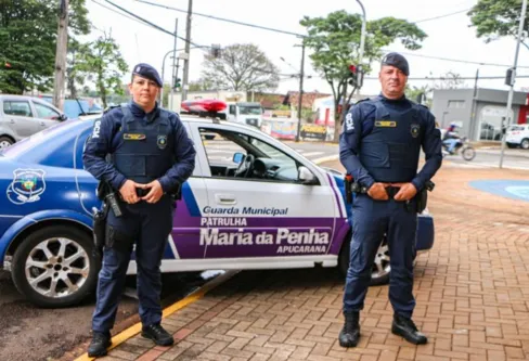 Imagem descritiva da notícia Patrulha Maria da Penha já atendeu mais de 200 mulheres em Apucarana