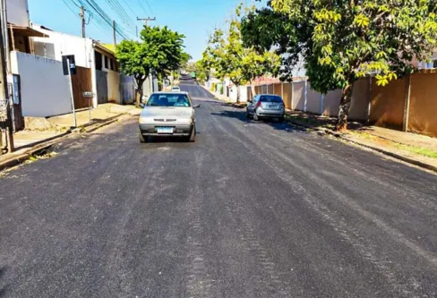 Imagem descritiva da notícia Prefeitura finaliza recape na região do Biguaçu