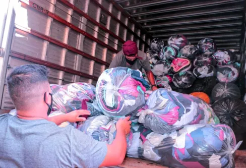 Imagem descritiva da notícia Programa coleta 2 mil toneladas 
de resíduos têxteis em Apucarana