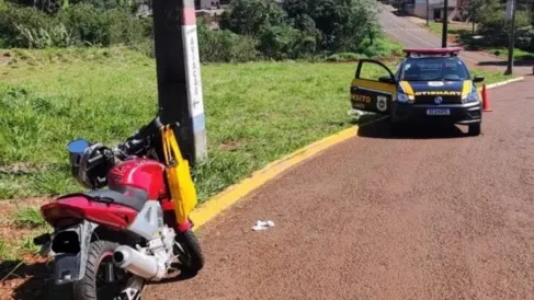 Imagem descritiva da notícia Motociclista morre após acidente na Central do Paraná