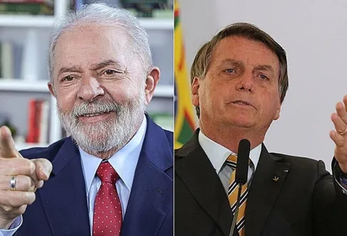 Imagem descritiva da notícia Datafolha: Lula tem 49% e Bolsonaro, 44%
