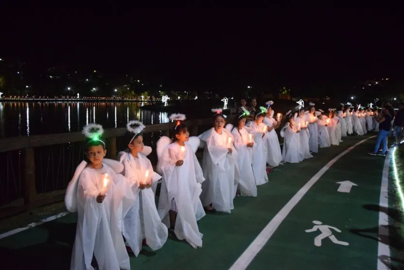 O evento emocionou as milhares de pessoas que foram até o Parque Ambiental Jardim Botânico