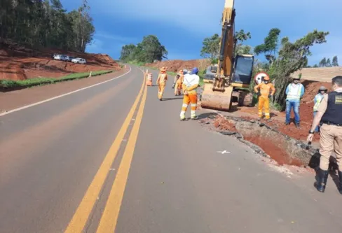 Imagem descritiva da notícia PR-445 será  fechada para obras no acesso a Mauá