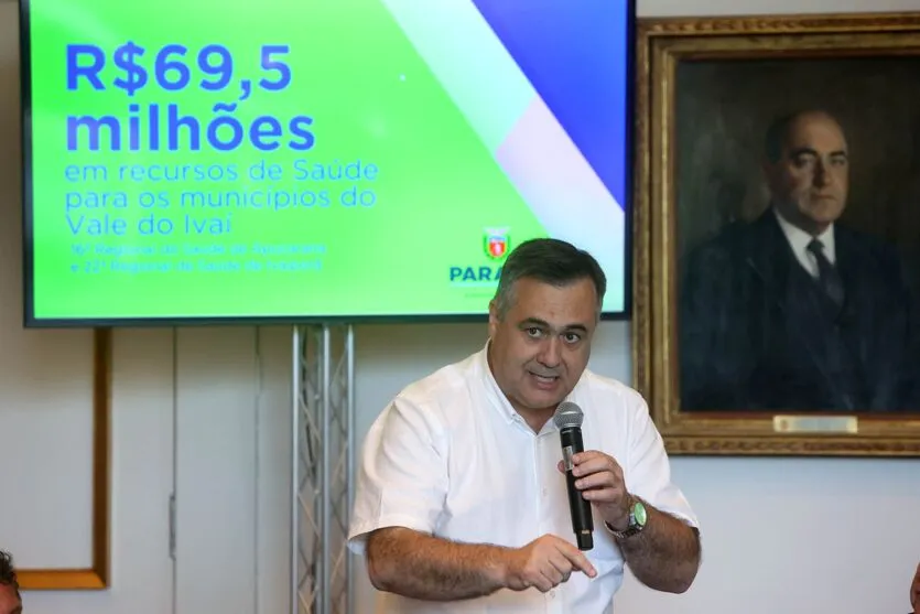 O Governo do Estado confirma nesta terça-feira (24) a liberação de R$ 69,5 milhões em investimentos para a saúde dos municípios da Região do Vale do Ivaí (16ª Regional de Saúde de Apucarana e 22ª Regional de Saúde de Ivaiporã).
Foto Gilson Abreu/Aen