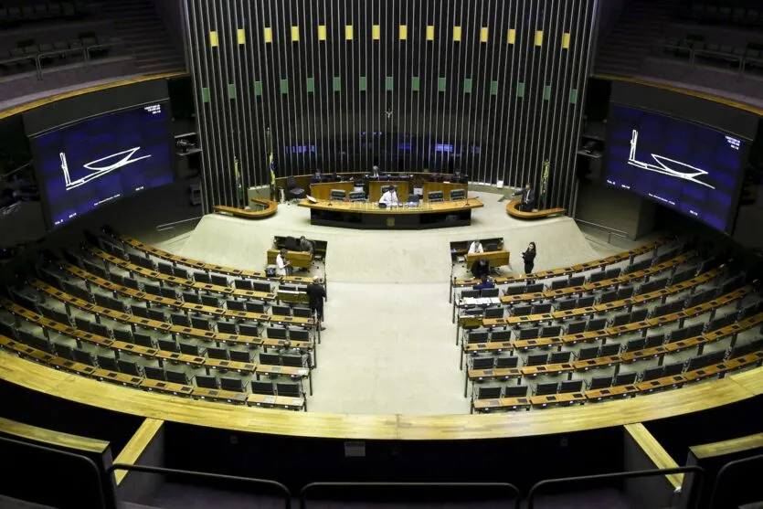 Plenário da Câmara dos Deputados praticamente vazio na  semana que atntecede o recesso branco. Brasilia, 15-07-2019. Foto: Sérgio Lima/PODER 360