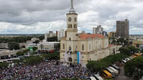 Imagem descritiva da notícia Romaria de Nossa Senhora de Lourdes reúne 15 mil pessoas em Apucarana