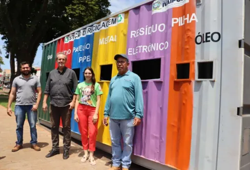 Imagem descritiva da notícia Ivaiporã instala ecopontos para coleta seletiva