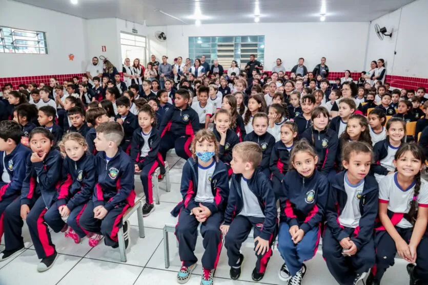 Alunos da rede municipal
