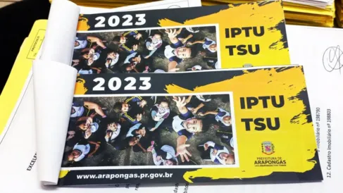 Imagem descritiva da notícia Com atraso na entrega de carnês, Arapongas avalia prorrogar IPTU