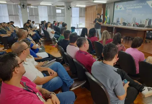 Imagem descritiva da notícia Servidores são capacitados sobre mudanças na lei de licitações