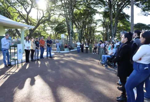 Imagem descritiva da notícia Após investimento de R$ 1,28 mi, Ivaiporã reinaugura cemitério