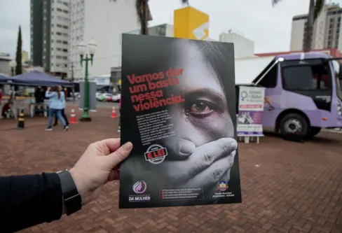 Imagem descritiva da notícia Apucarana realiza caminhada contra feminicídio