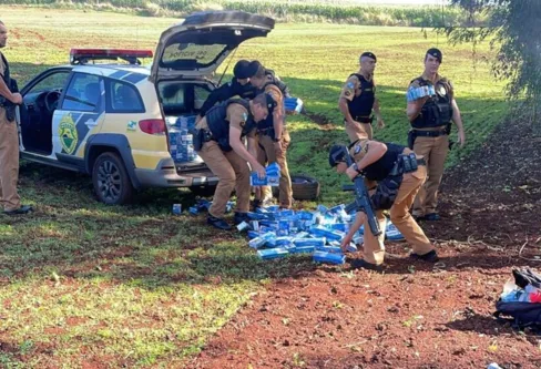 Imagem descritiva da notícia Carga de cigarros é apreendida em Jd. Alegre