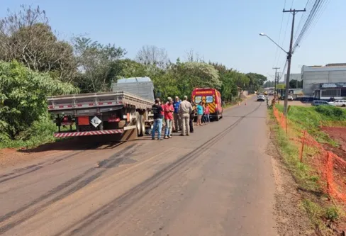 Imagem descritiva da notícia Ciclista de 63 anos morre atropelado em Ivaiporã