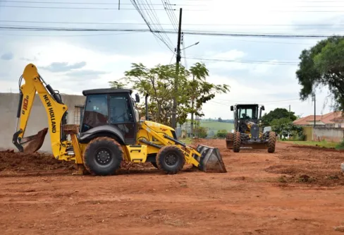 Imagem descritiva da notícia Faxinal retoma obras de pavimentação em bairro