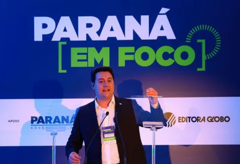 Imagem descritiva da notícia Paraná criou ambiente propício  para investidores, diz Ratinho
