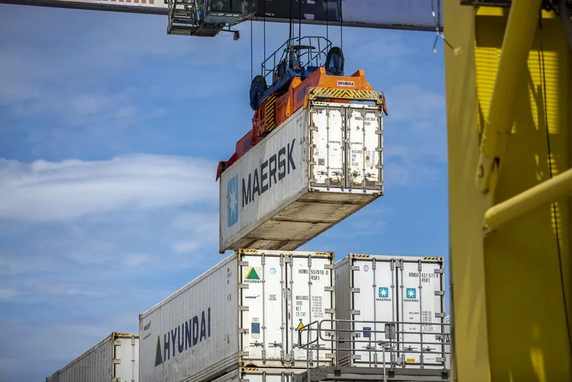 Exportação de carne cresce 13% Porto de Paranaguá -