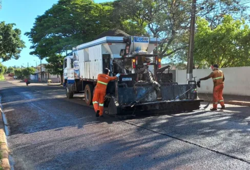 Imagem descritiva da notícia São Pedro do Ivaí avança com obras de recape asfáltico