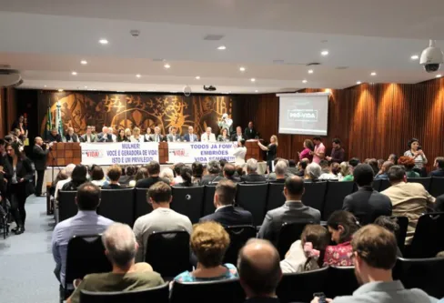 Imagem descritiva da notícia Assembleia Legislativa instala Frente Parlamentar Pró-Vida