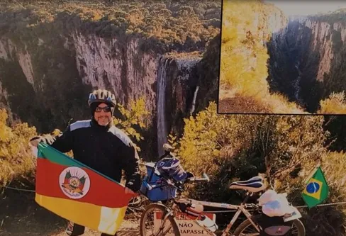 Imagem descritiva da notícia Na estrada há 22 anos, viajante faz exposição em Apucarana