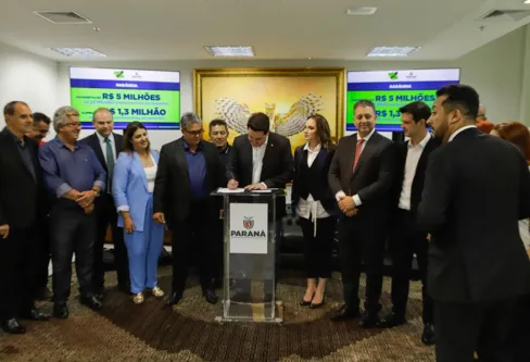 Imagem descritiva da notícia Sabáudia terá R$ 6,3 milhões do Estado para asfalto e iluminação