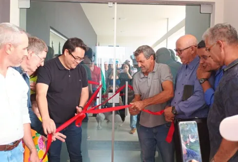 Imagem descritiva da notícia Marilândia do Sul inaugura nova capela mortuária