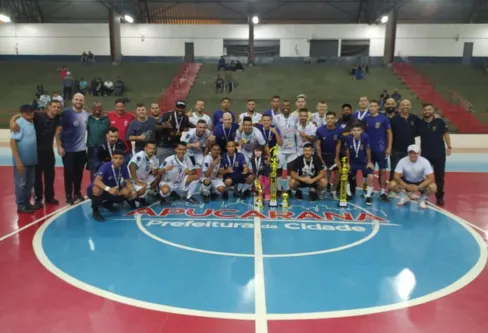 Imagem descritiva da notícia Equipe conquista o título da Copa Apucarana de Futsal